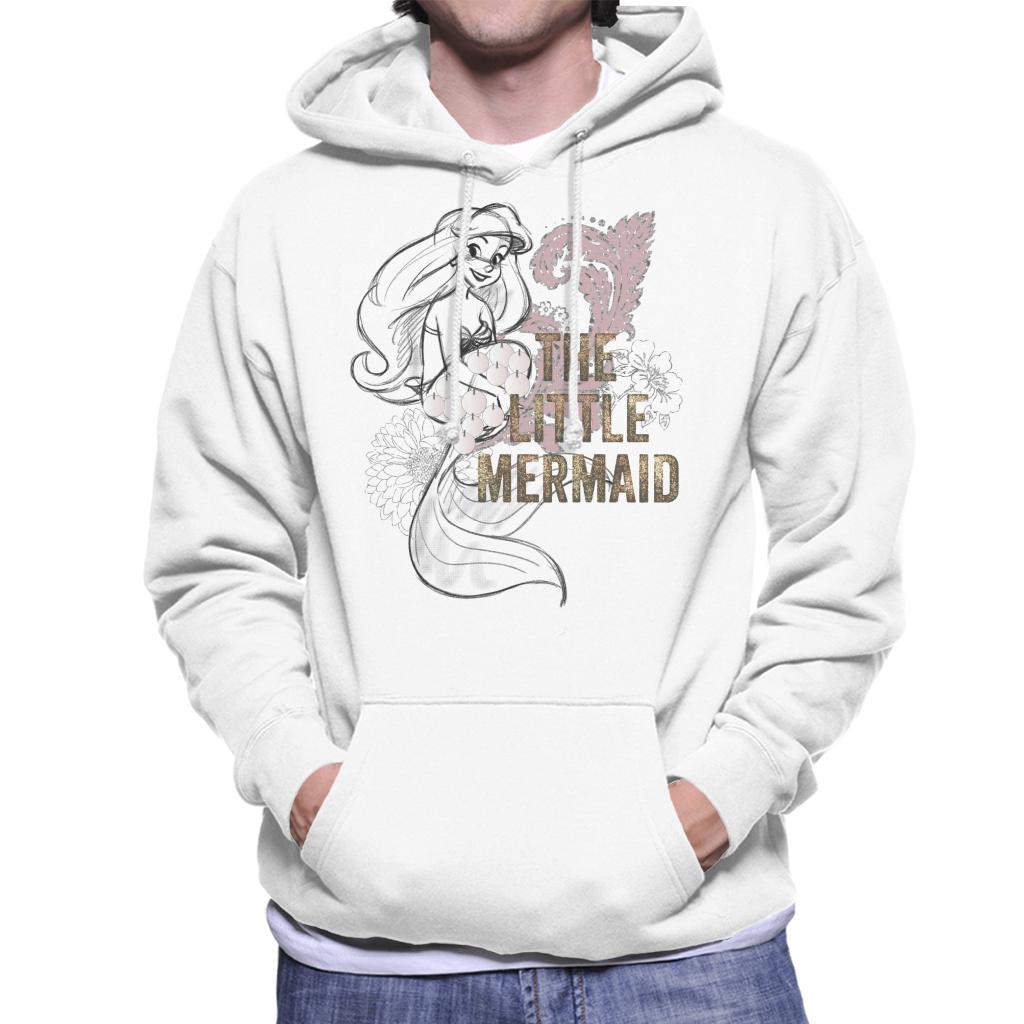 Disney The Little Mermaid Floral Sketch Men's Hooded product image 4