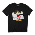 Disney Mickey Mouse Paper Rip Collage Art Men's T-Shirt product image 1