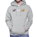 Disney The Aristocats Berlioz Marie & Toulouse Men's Hooded product image 1