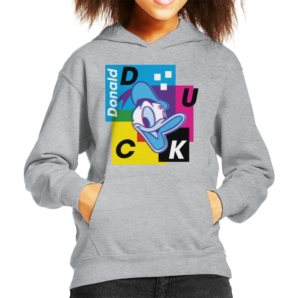 Disney Donald Duck Retro 3D Effect Kid's Hooded Sweatshirt product image 1