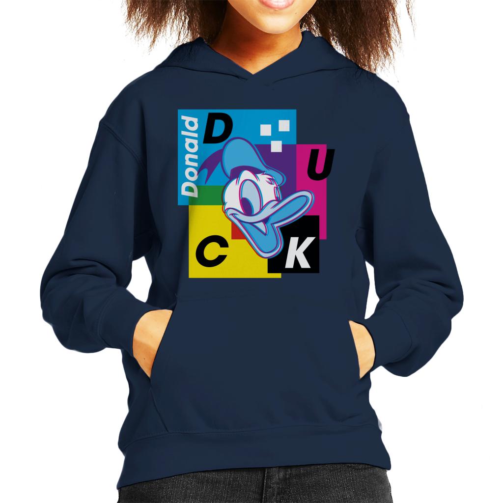 Disney Donald Duck Retro 3D Effect Kid's Hooded Sweatshirt product image 4