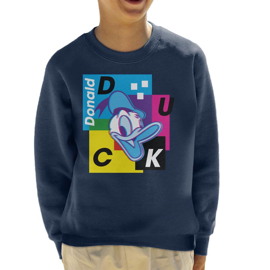 Disney Donald Duck Retro 3D Effect Kid's Sweatshirt product image 4