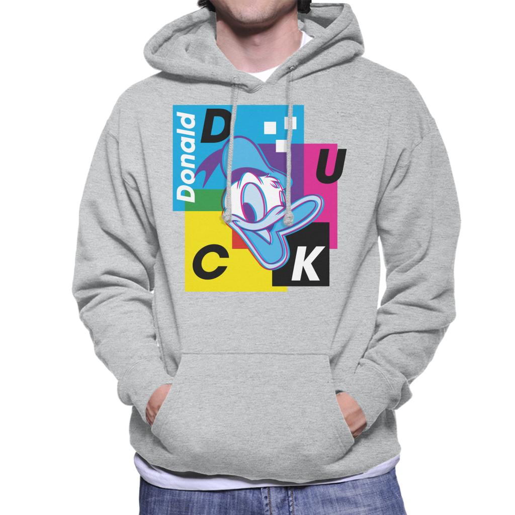 Disney Donald Duck Retro 3D Effect Men's Hooded Sweatshirt product image 1