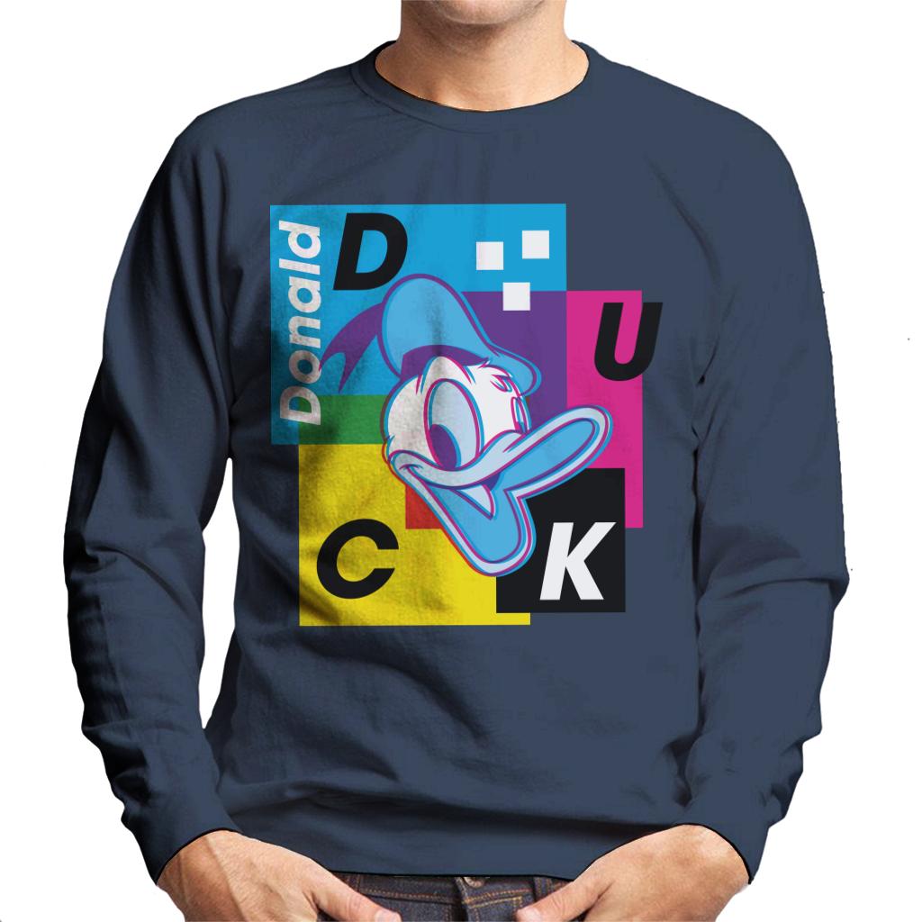 Disney Donald Duck Retro 3D Effect Men's Sweatshirt product image 6