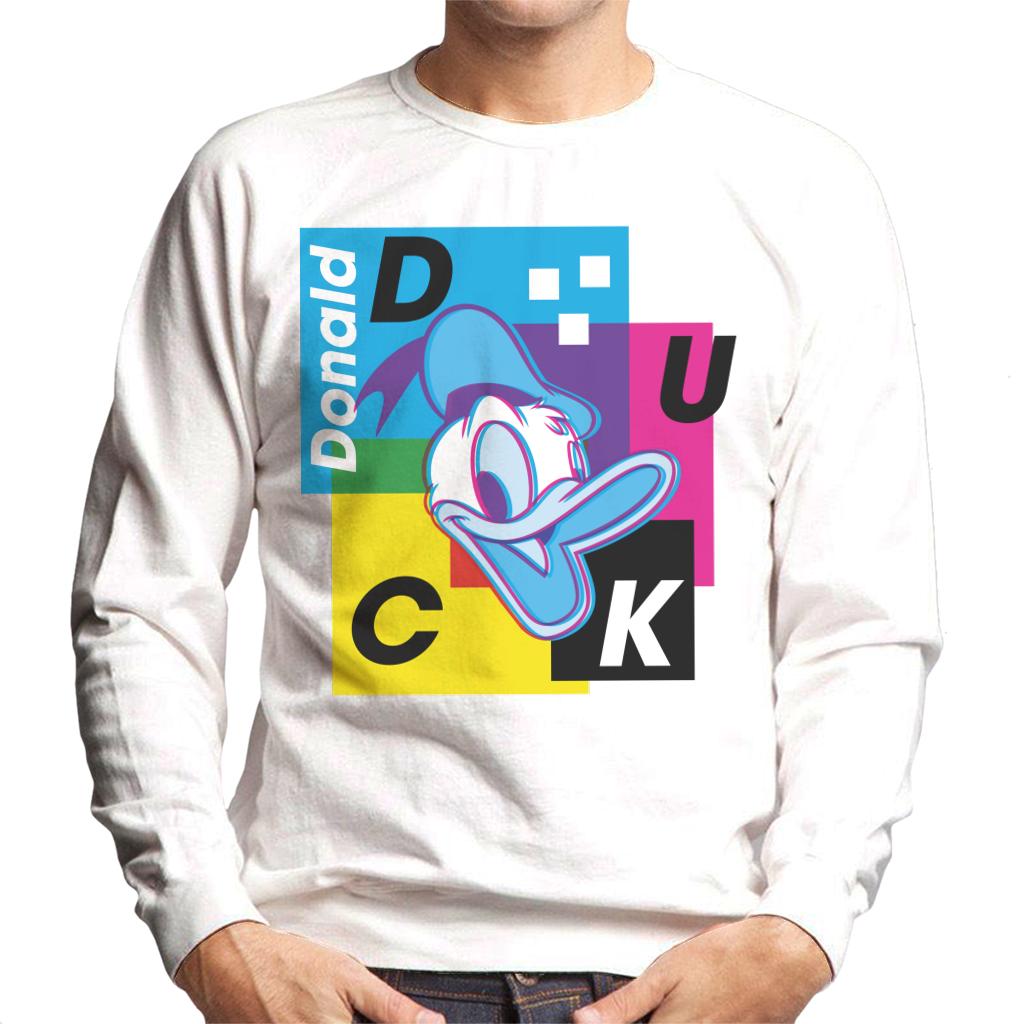 Disney Donald Duck Retro 3D Effect Men's Sweatshirt product image 4