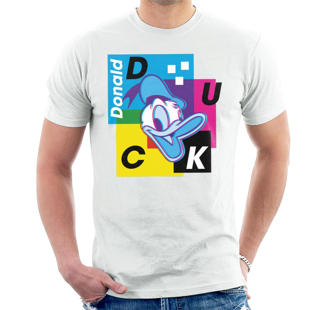 Disney Donald Duck Retro 3D Effect Men's T-Shirt product image 4