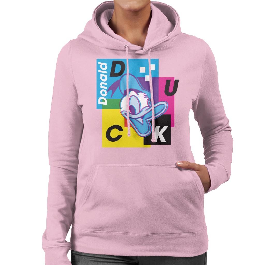 Disney Donald Duck Retro 3D Effect Women's Hooded Sweatshirt product image 8
