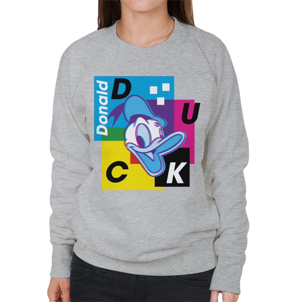 Disney Donald Duck Retro 3D Effect Women's Sweatshirt product image 1