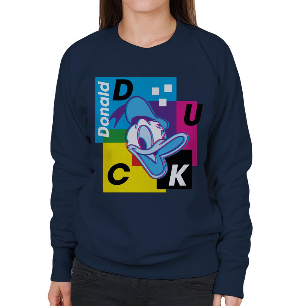 Disney Donald Duck Retro 3D Effect Women's Sweatshirt product image 6
