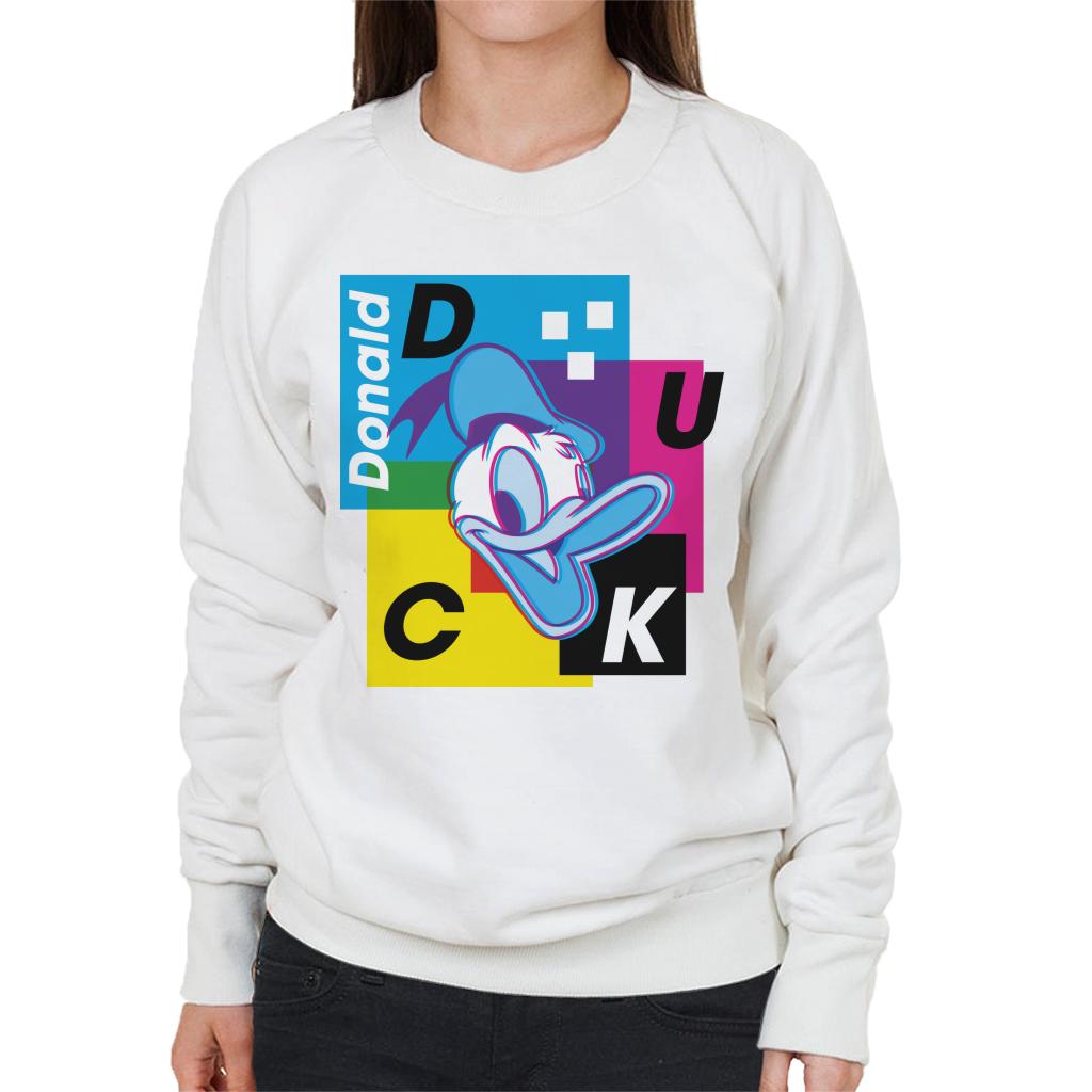 Disney Donald Duck Retro 3D Effect Women's Sweatshirt product image 4