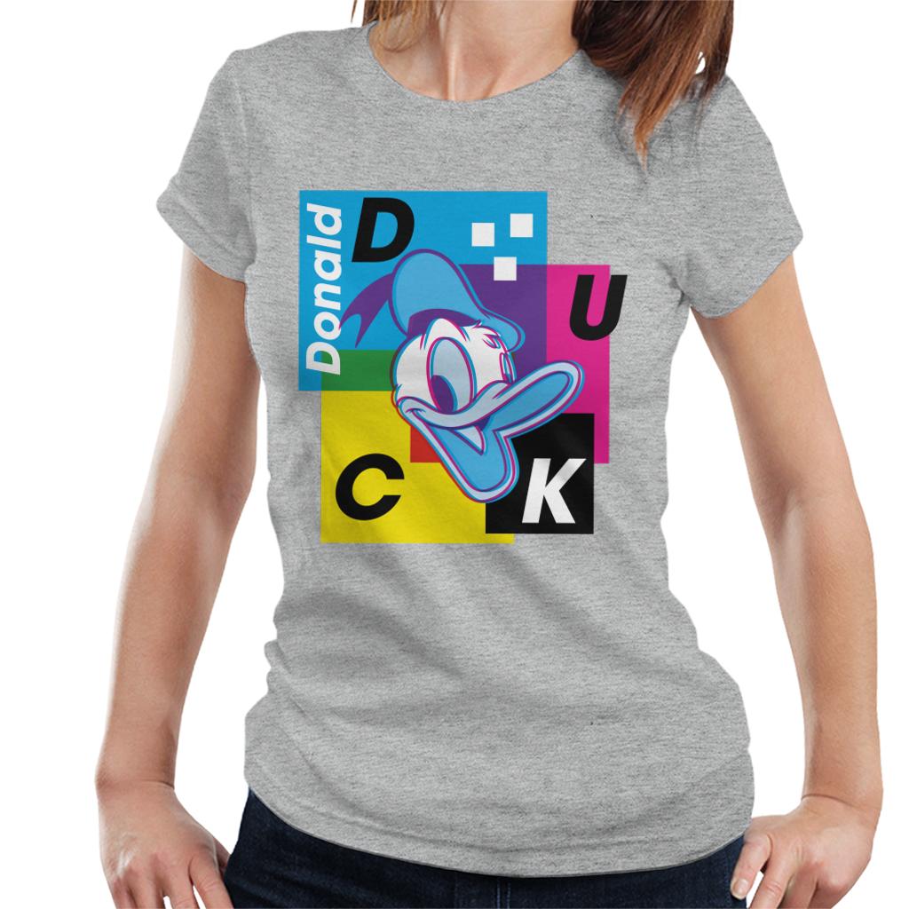 Disney Donald Duck Retro 3D Effect Women's T-Shirt product image 1
