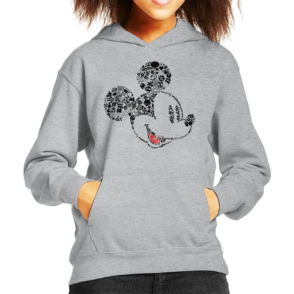 Disney Mickey Mouse Icons Head Kid's Hooded Sweatshirt product image 1