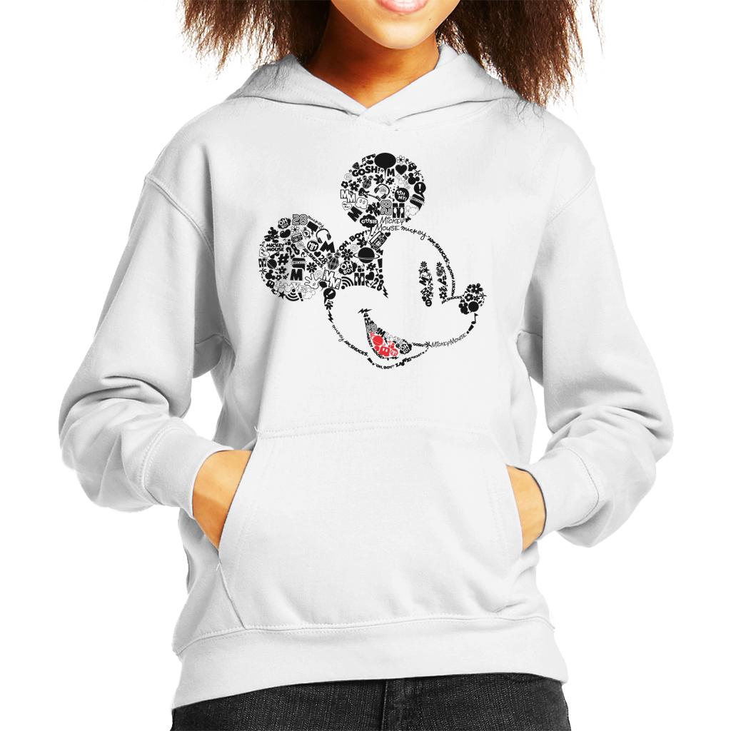 Disney Mickey Mouse Icons Head Kid's Hooded Sweatshirt product image 4