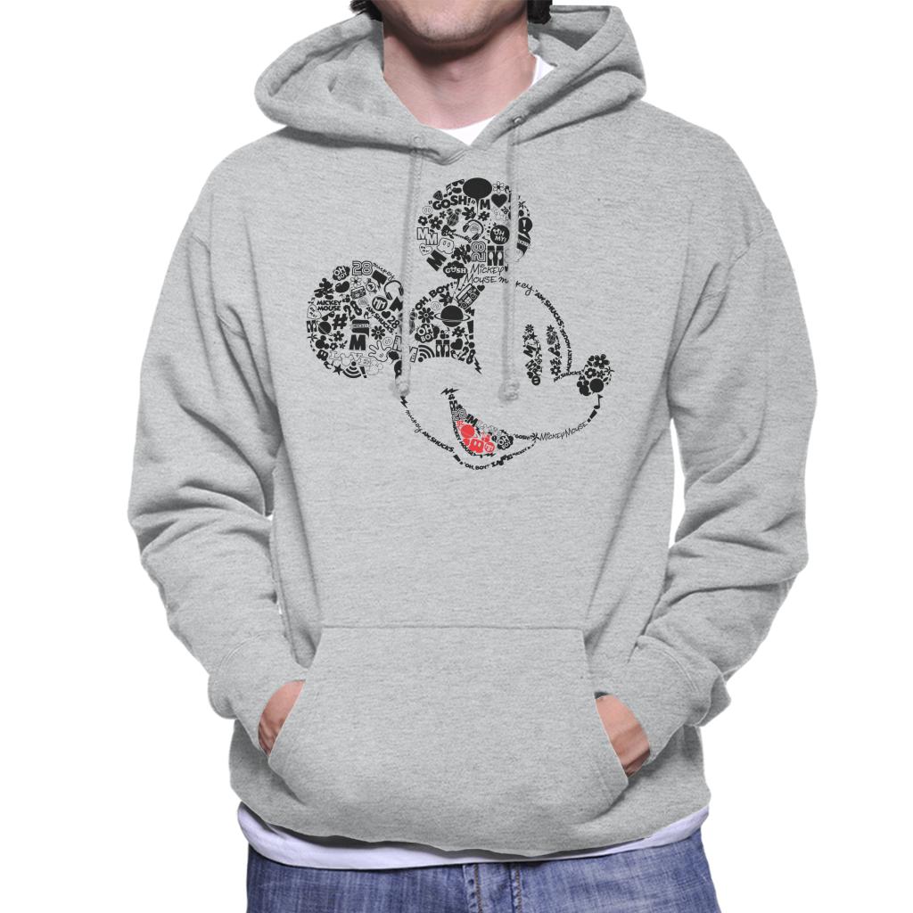 Disney Mickey Mouse Icons Head Men's Hooded Sweatshirt product image 1