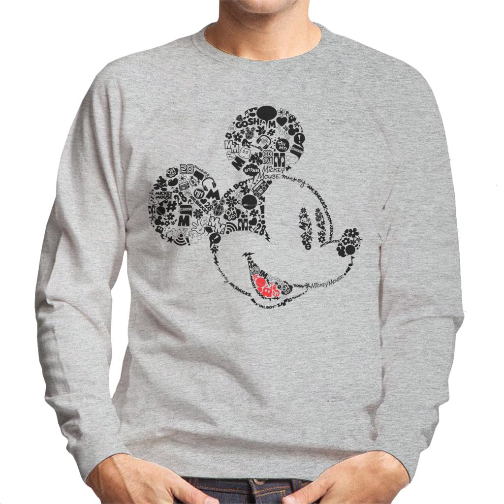 Disney Mickey Mouse Icons Head Men's Sweatshirt product image 1