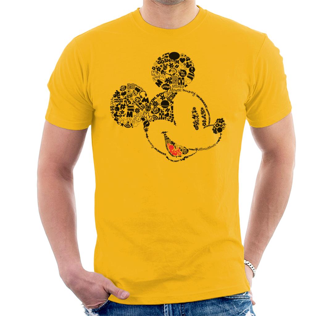 Disney Mickey Mouse Icons Head Men's T-Shirt product image 6