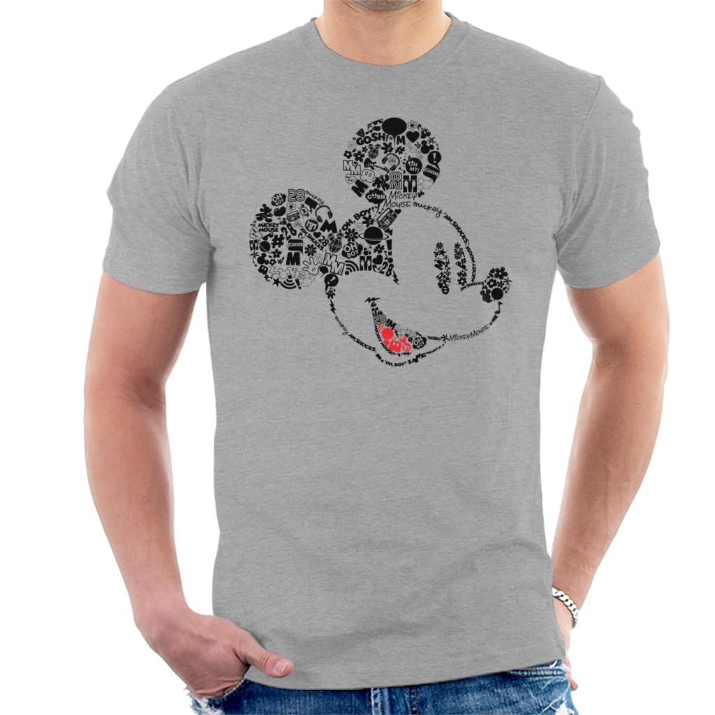Disney Mickey Mouse Icons Head Men's T-Shirt product image 1