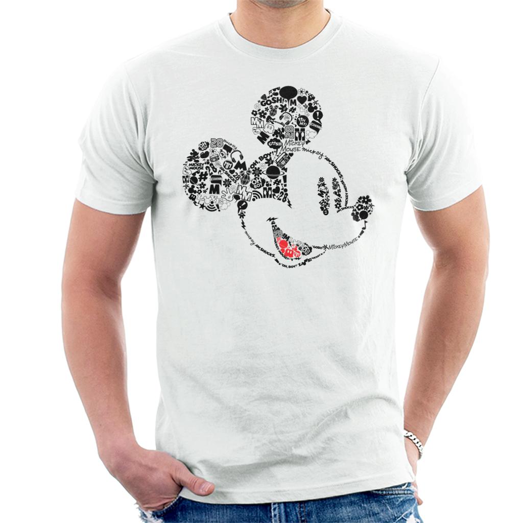 Disney Mickey Mouse Icons Head Men's T-Shirt product image 4