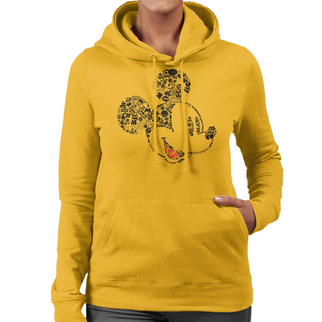 Disney Mickey Mouse Icons Head Women's Hooded Sweatshirt product image 6