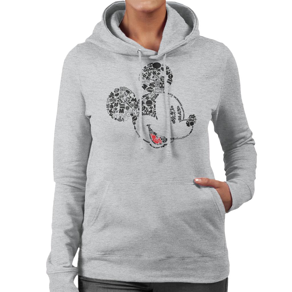 Disney Mickey Mouse Icons Head Women's Hooded Sweatshirt product image 1