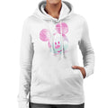 Disney Mickey Mouse Pink Text Head Women's Hooded Sweatshirt product image 1