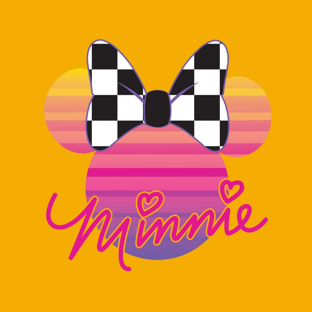 Disney Minnie Mouse Retrowave Head Women's T-Shirt product image 7