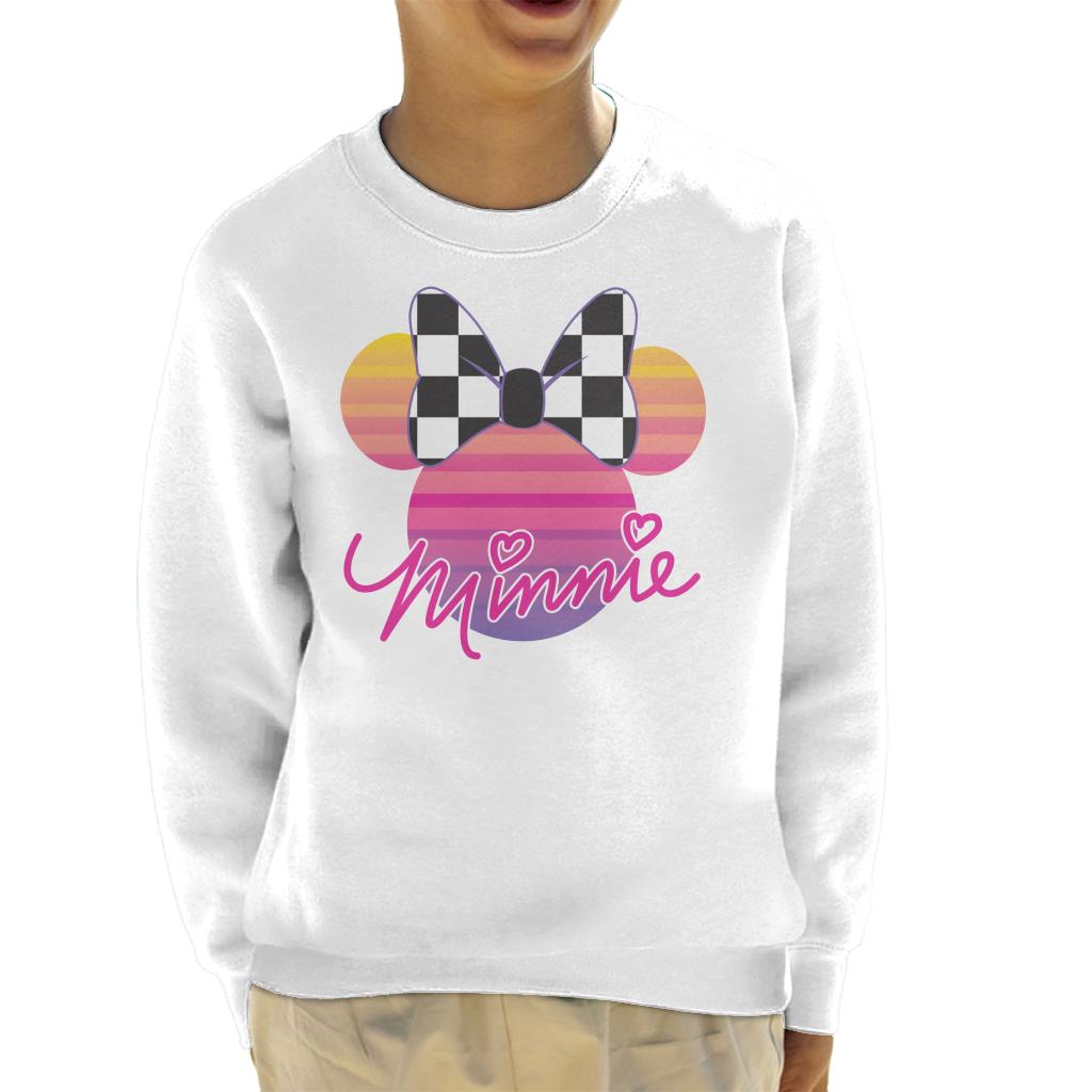 Disney Minnie Mouse Retrowave Head Kid's Sweatshirt product image 4