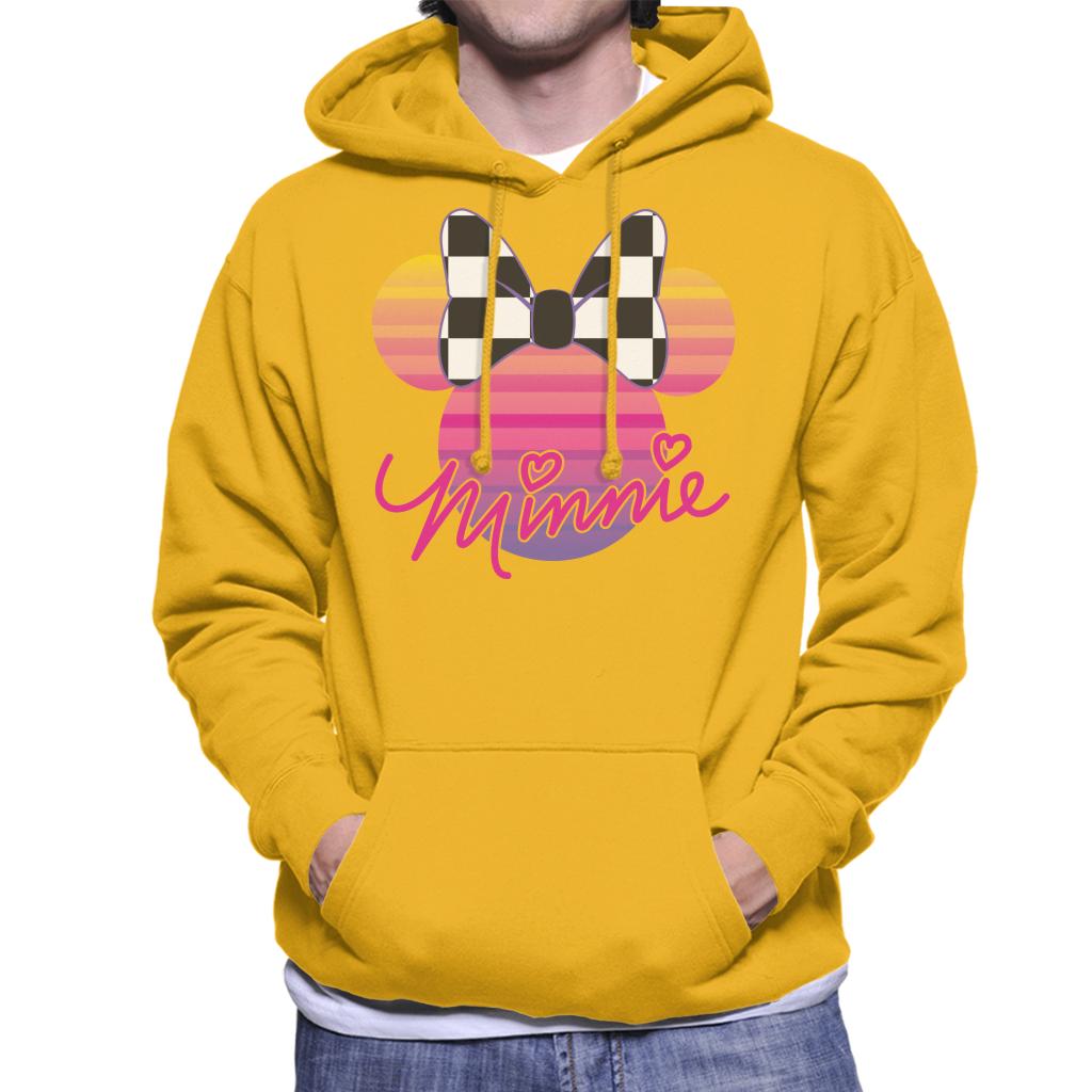 Disney Minnie Mouse Retrowave Head Men's Hooded Sweatshirt product image 6