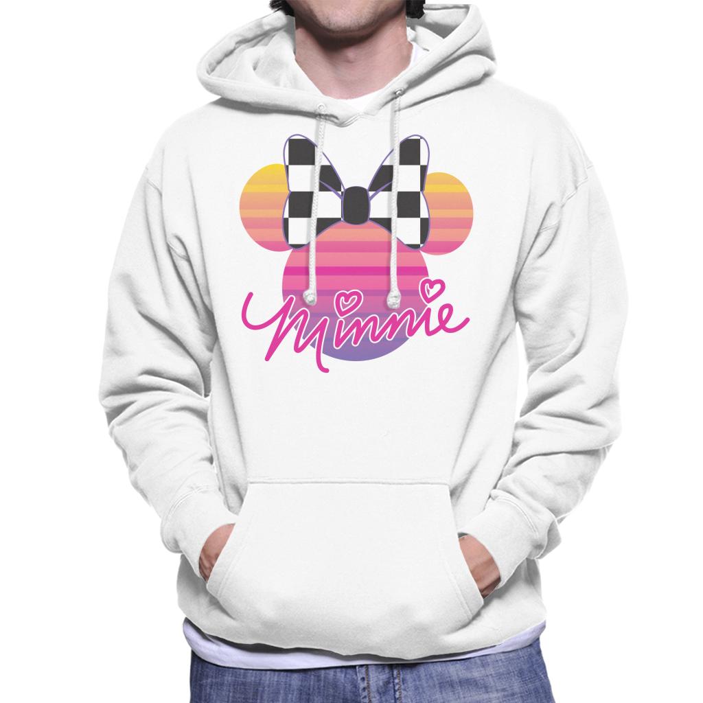 Disney Minnie Mouse Retrowave Head Men's Hooded Sweatshirt product image 4