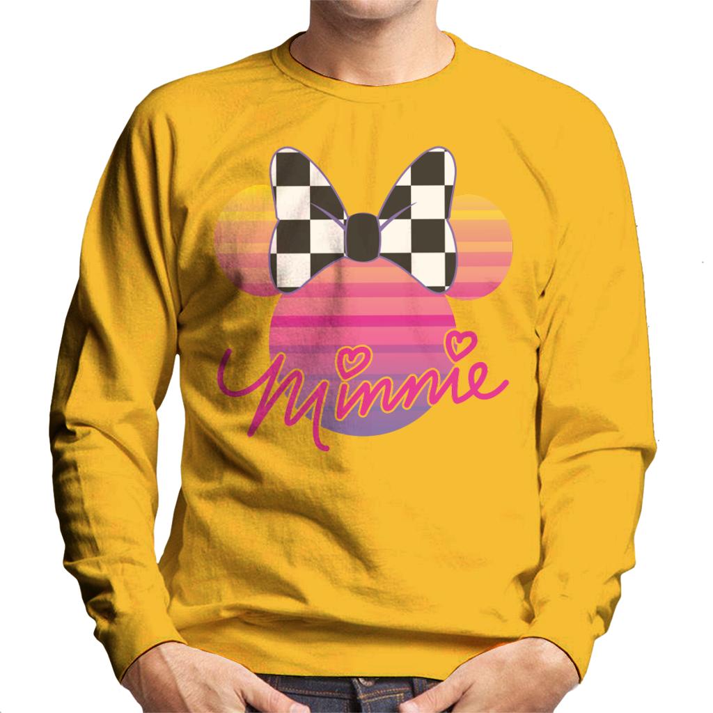 Disney Minnie Mouse Retrowave Head Men's Sweatshirt product image 6