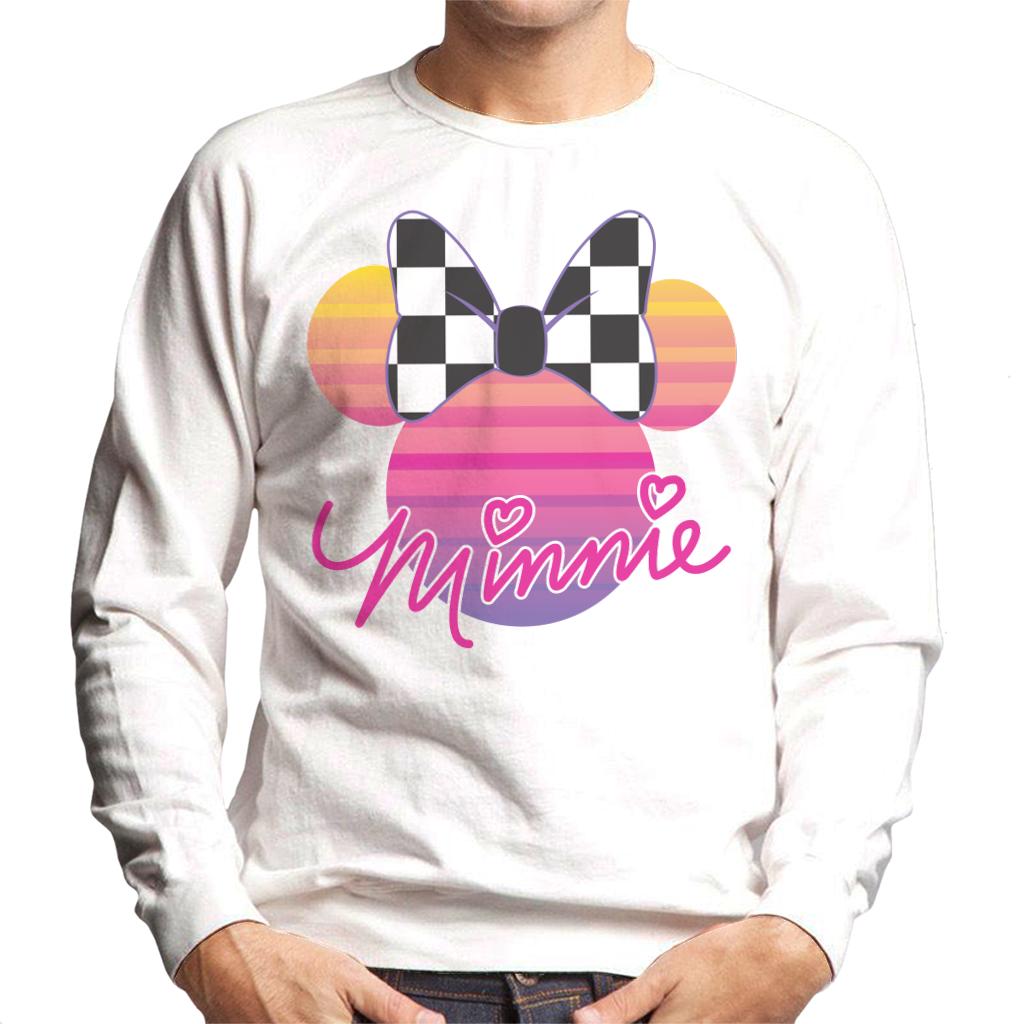 Disney Minnie Mouse Retrowave Head Men's Sweatshirt product image 4