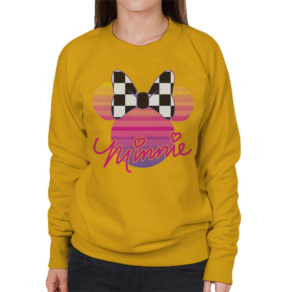 Disney Minnie Mouse Retrowave Head Women's Sweatshirt product image 6