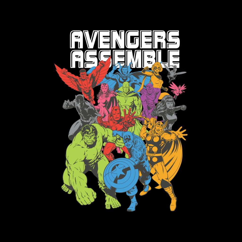 Marvel Avengers Assemble Comic Book Colour Art Women's product image 2