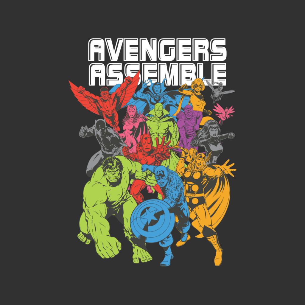 Marvel Avengers Assemble Comic Book Colour Art Women's product image 5