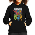 Marvel Avengers Assemble Comic Book Colour Art Kid's Hooded product image 1
