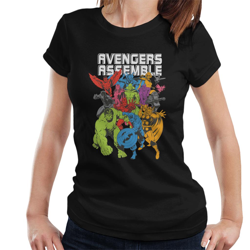 Marvel Avengers Assemble Comic Book Colour Art Women's product image 1