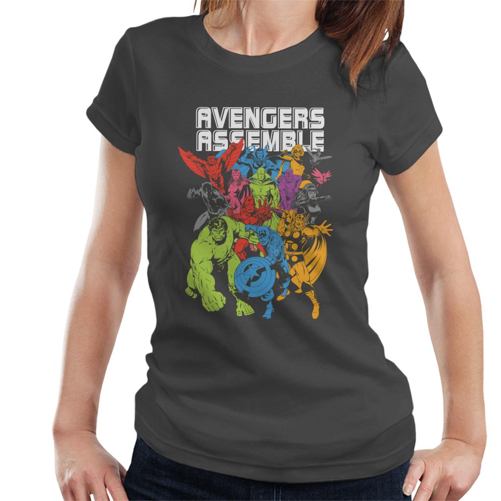 Marvel Avengers Assemble Comic Book Colour Art Women's product image 4