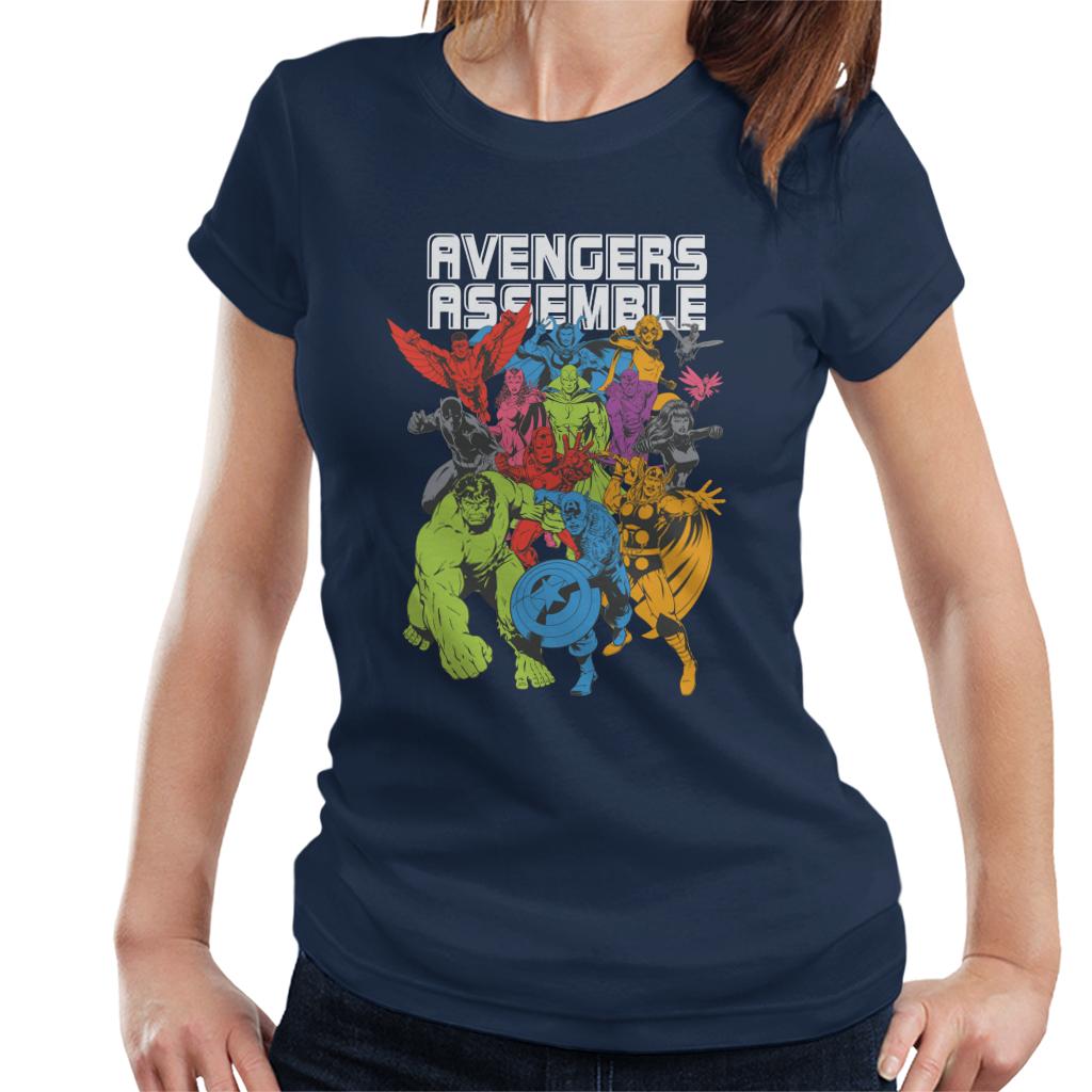 Marvel Avengers Assemble Comic Book Colour Art Women's product image 8