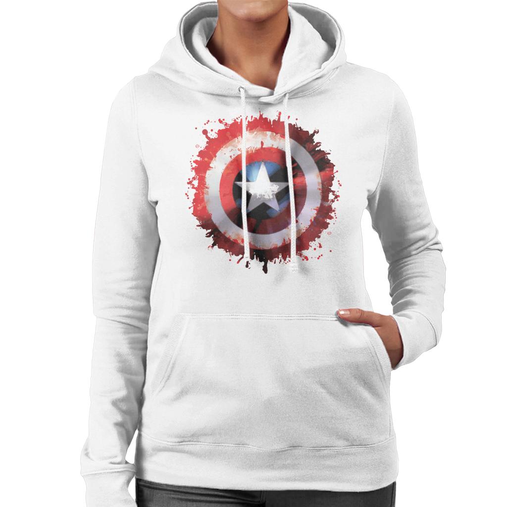 Marvel Captain America Shield Paint Splat Avengers Women's product image 6
