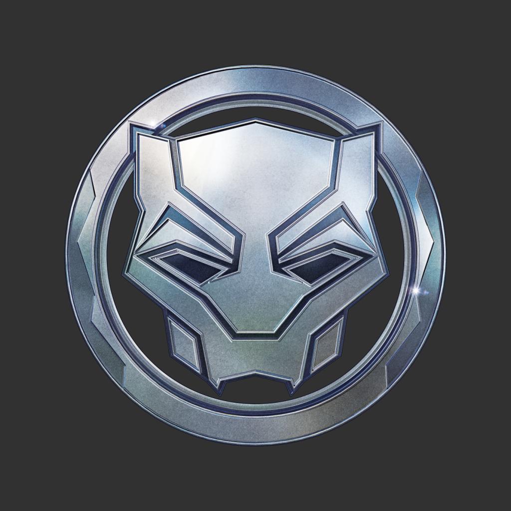 Marvel Black Panther Steel Mask Logo Men's Sweatshirt product image 5