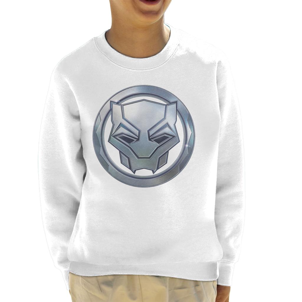 Marvel Black Panther Steel Mask Logo Kid's Sweatshirt product image 8