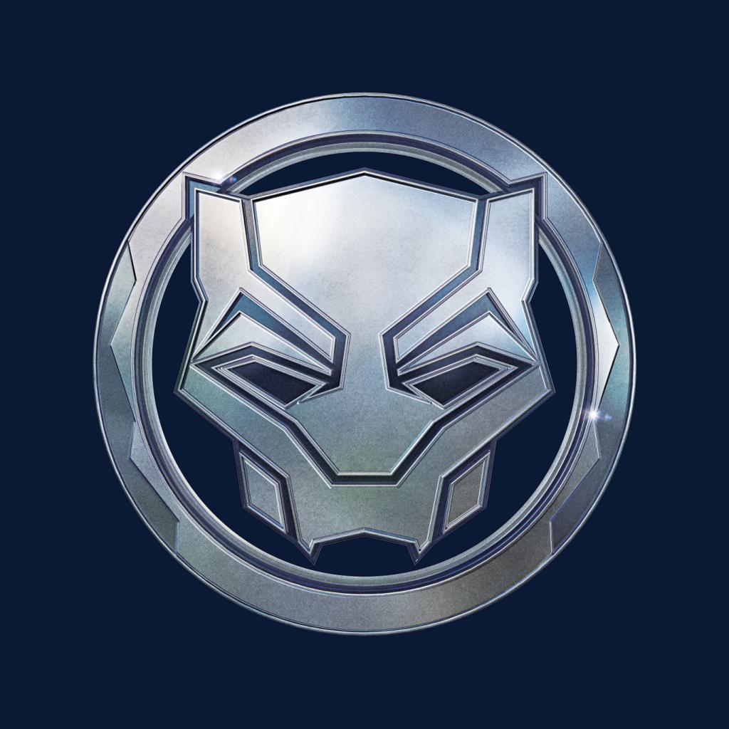 Marvel Black Panther Steel Mask Logo Kid's Hooded Sweatshirt product image 7
