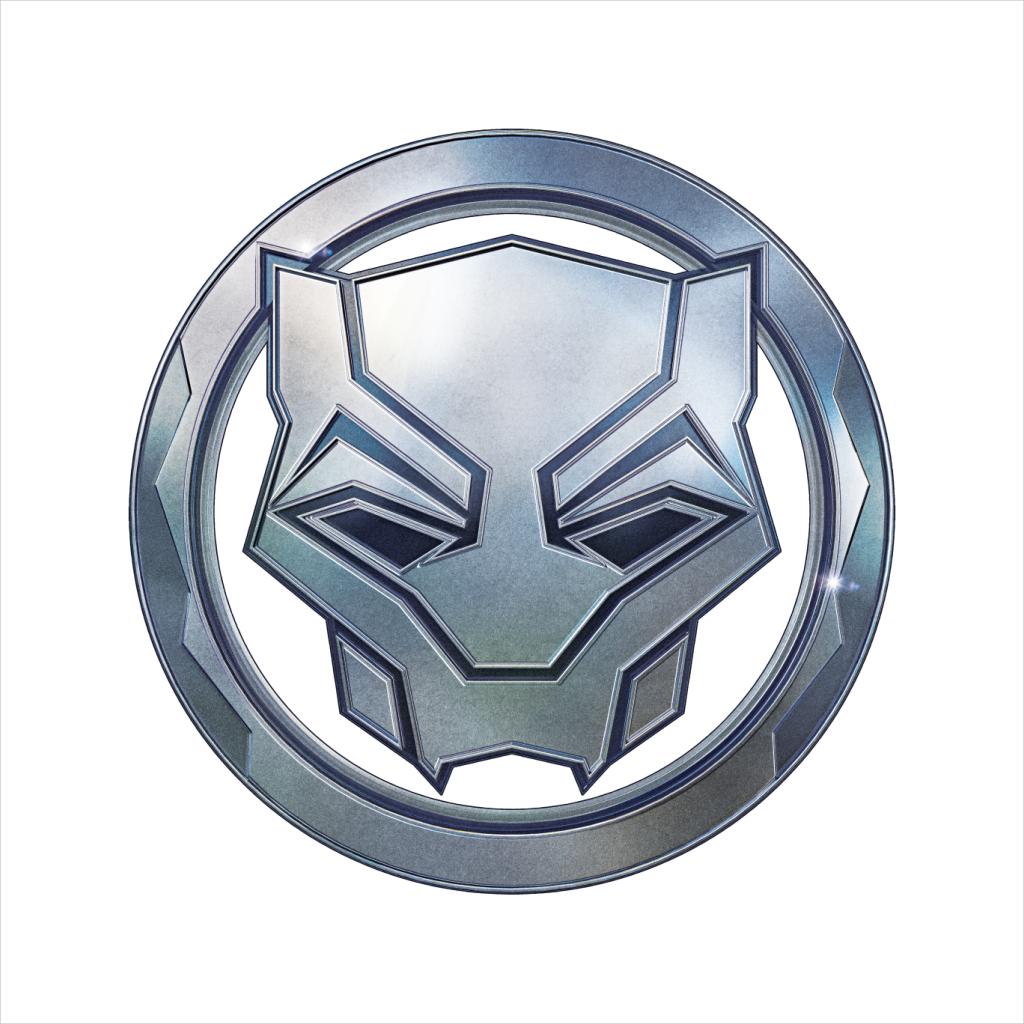 Marvel Black Panther Steel Mask Logo Kid's T-Shirt product image 7