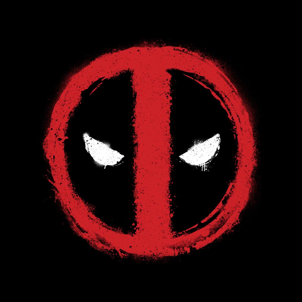 Marvel Deadpool Spray Paint Graffiti Logo Kid's T-Shirt product image 2