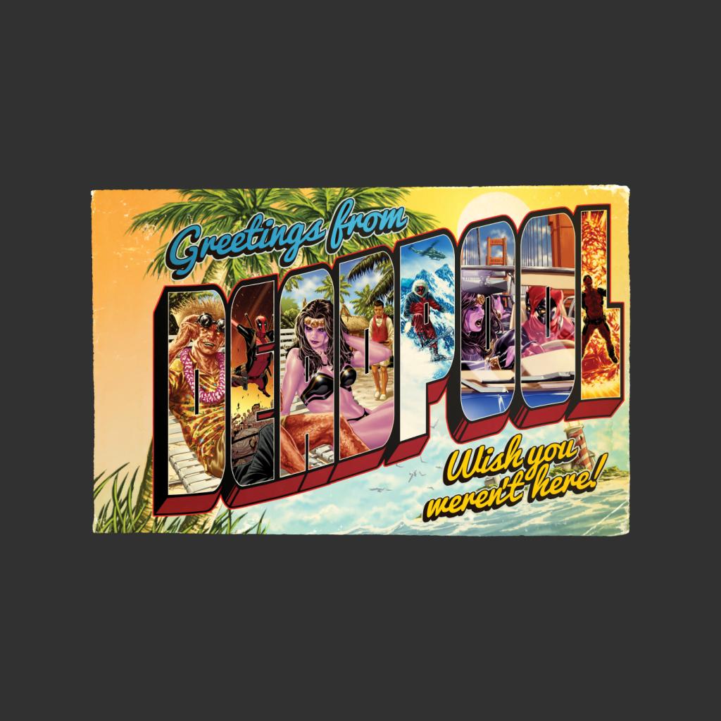 Marvel Greetings From Deadpool Wish You Werent Here Men's product image 2