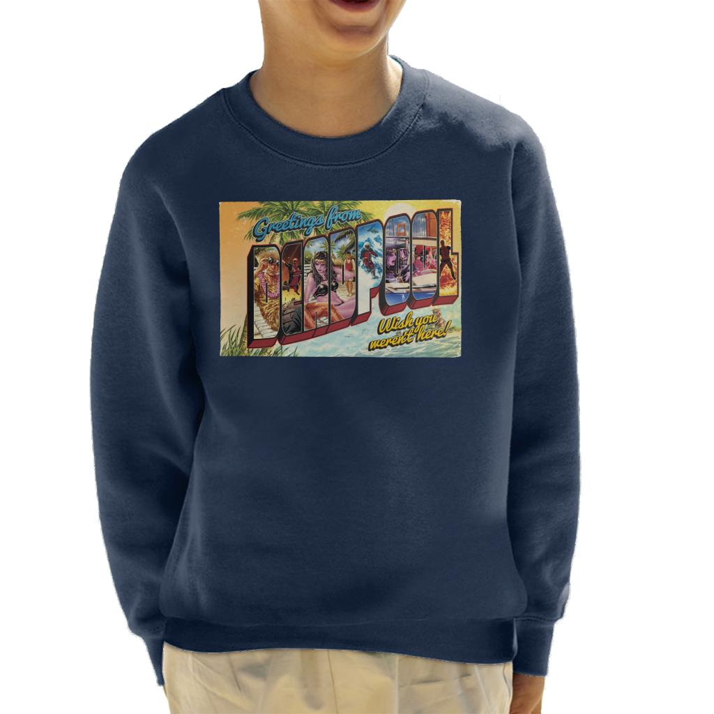 Marvel Greetings From Deadpool Wish You Werent Here Kid's product image 4
