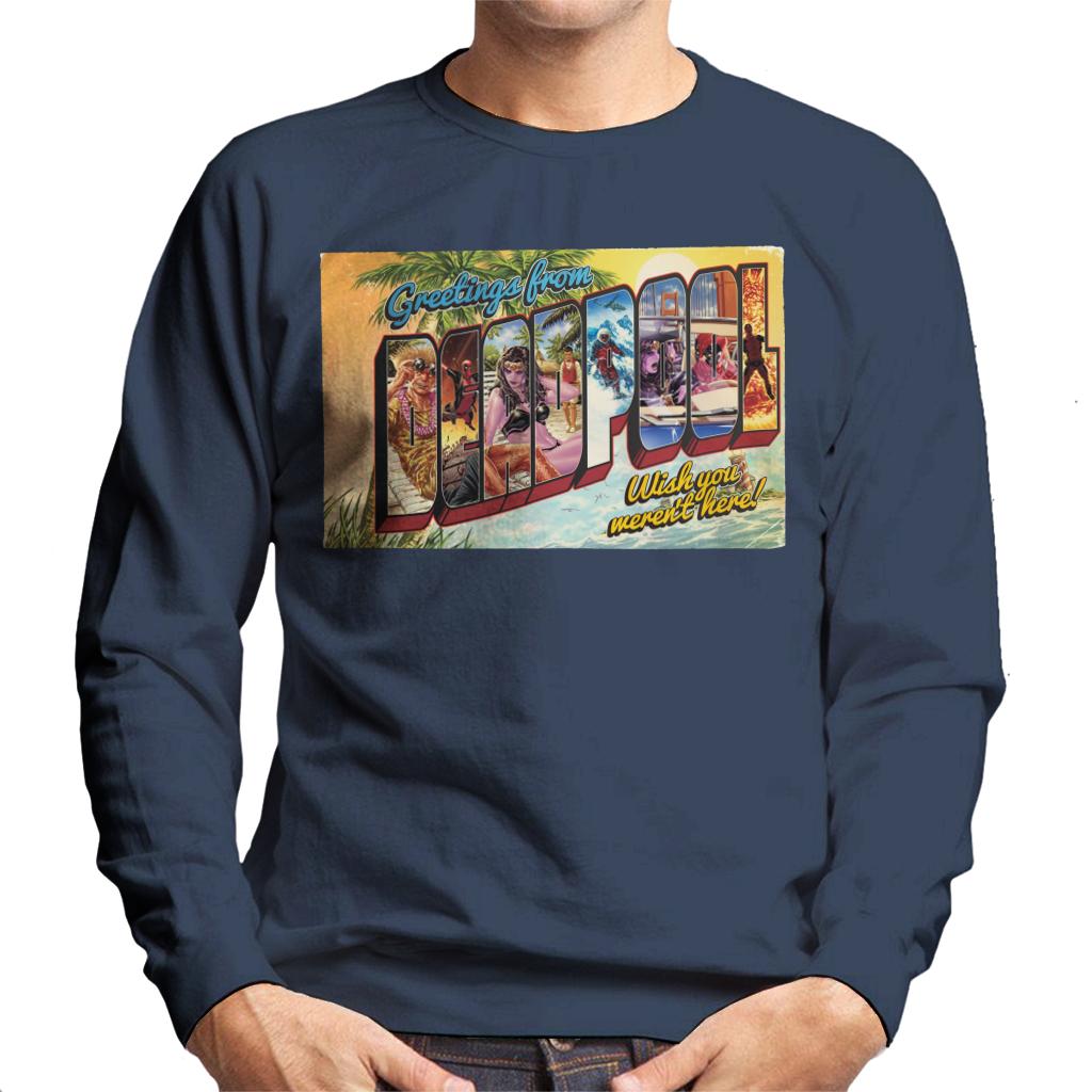 Marvel Greetings From Deadpool Wish You Werent Here Men's product image 4