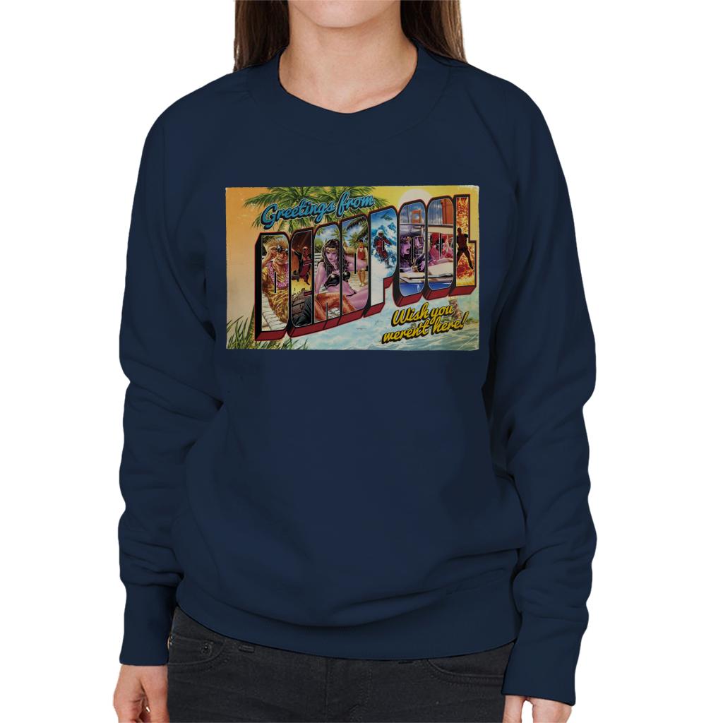 Marvel Greetings From Deadpool Wish You Werent Here Women's product image 4