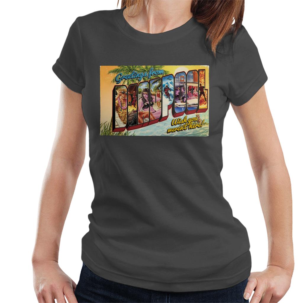 Marvel Greetings From Deadpool Wish You Werent Here Women's product image 1