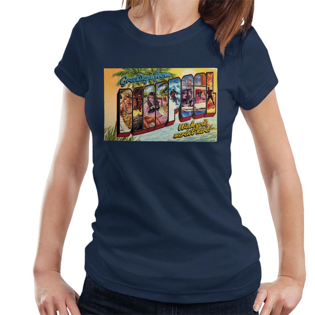 Marvel Greetings From Deadpool Wish You Werent Here Women's product image 4